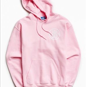 ADIDAS baby pink sweatshirt hoodie size SMALL